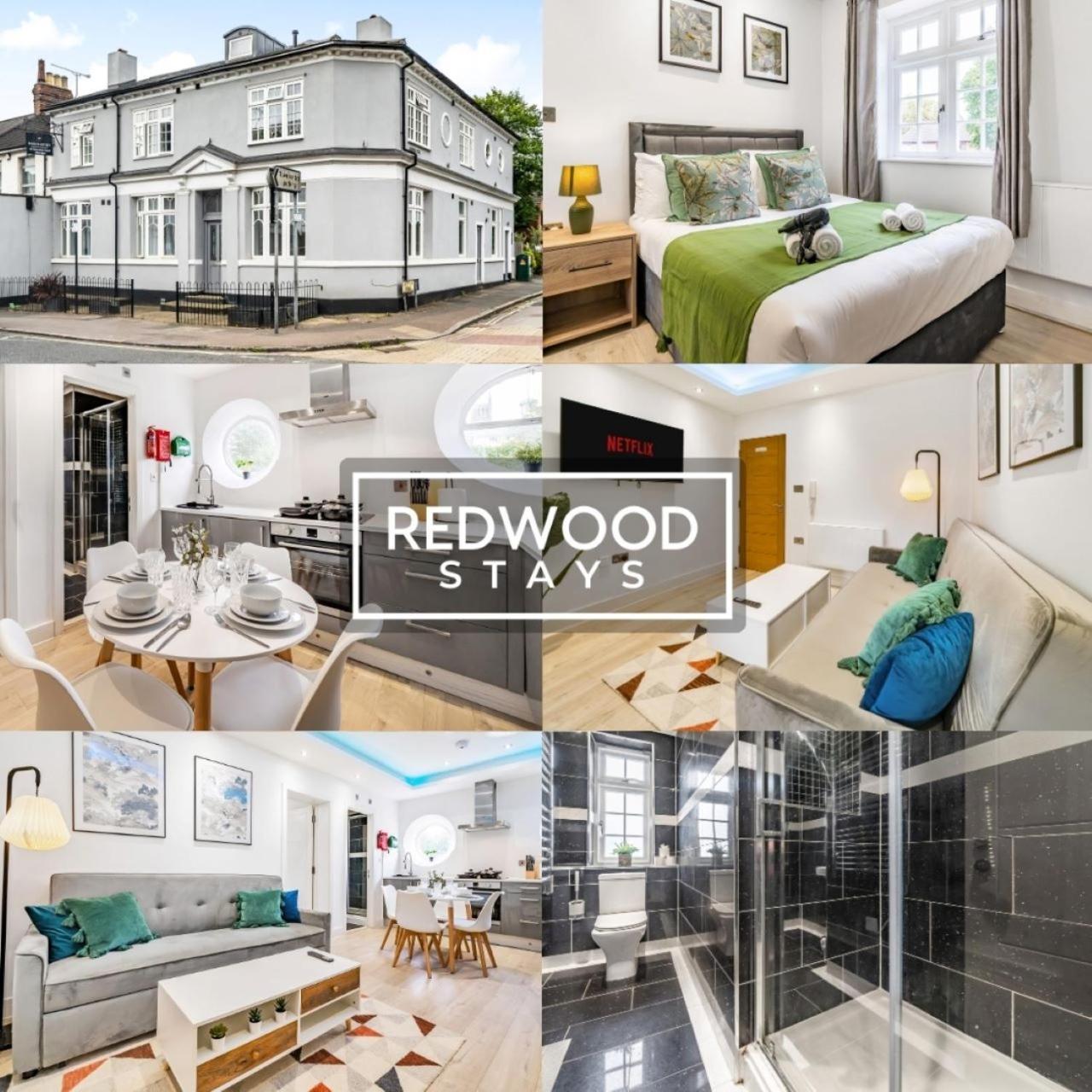 Brand New, 1 Bed 1 Bath, Modern Town Center Apartment, Netflix By Redwood Stays الدرشوت المظهر الخارجي الصورة